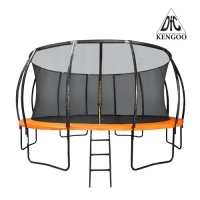 Батут DFC Kengoo 20 футов (610 см) оранжевый/черный